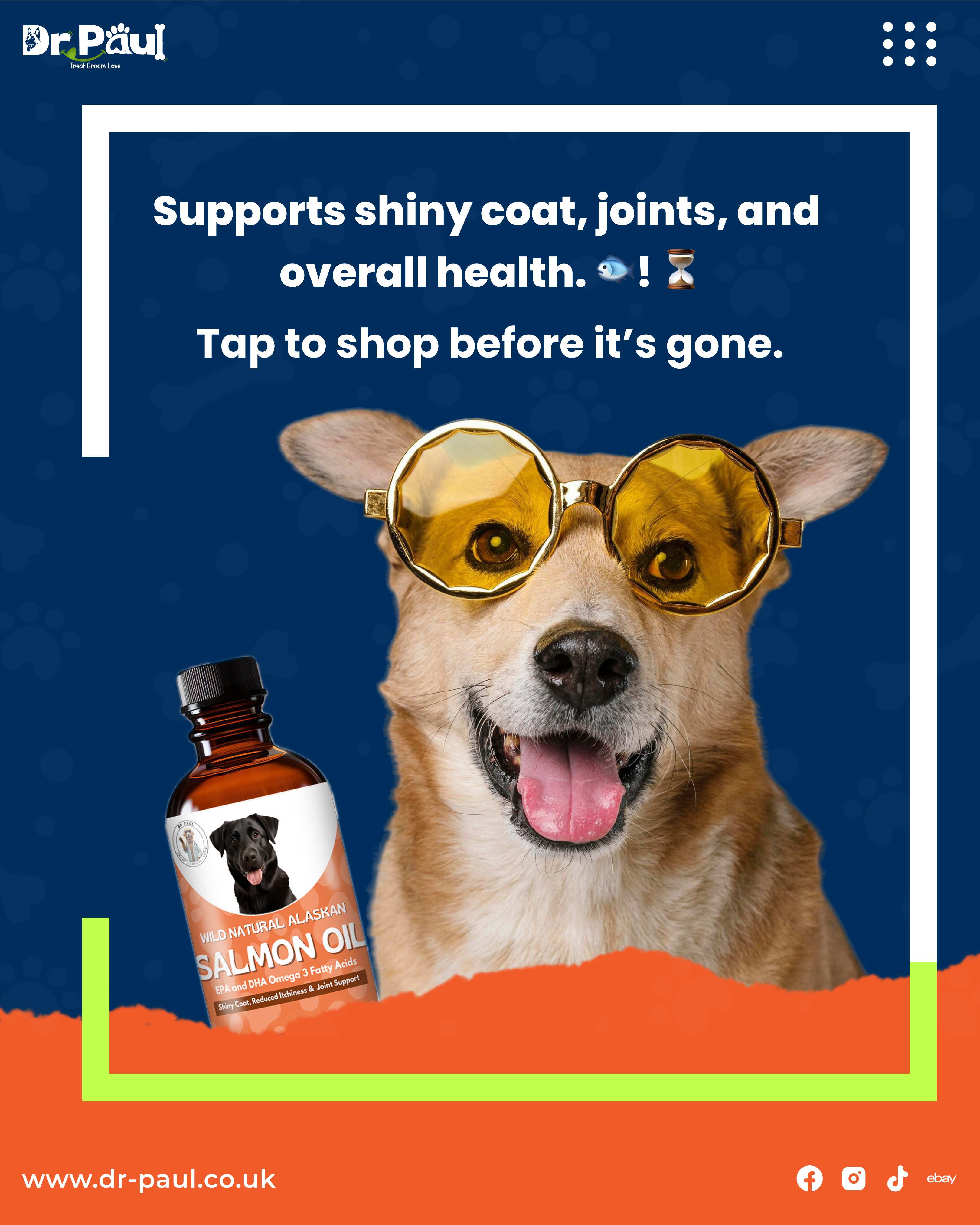 Dr. Paul salmon oil product post