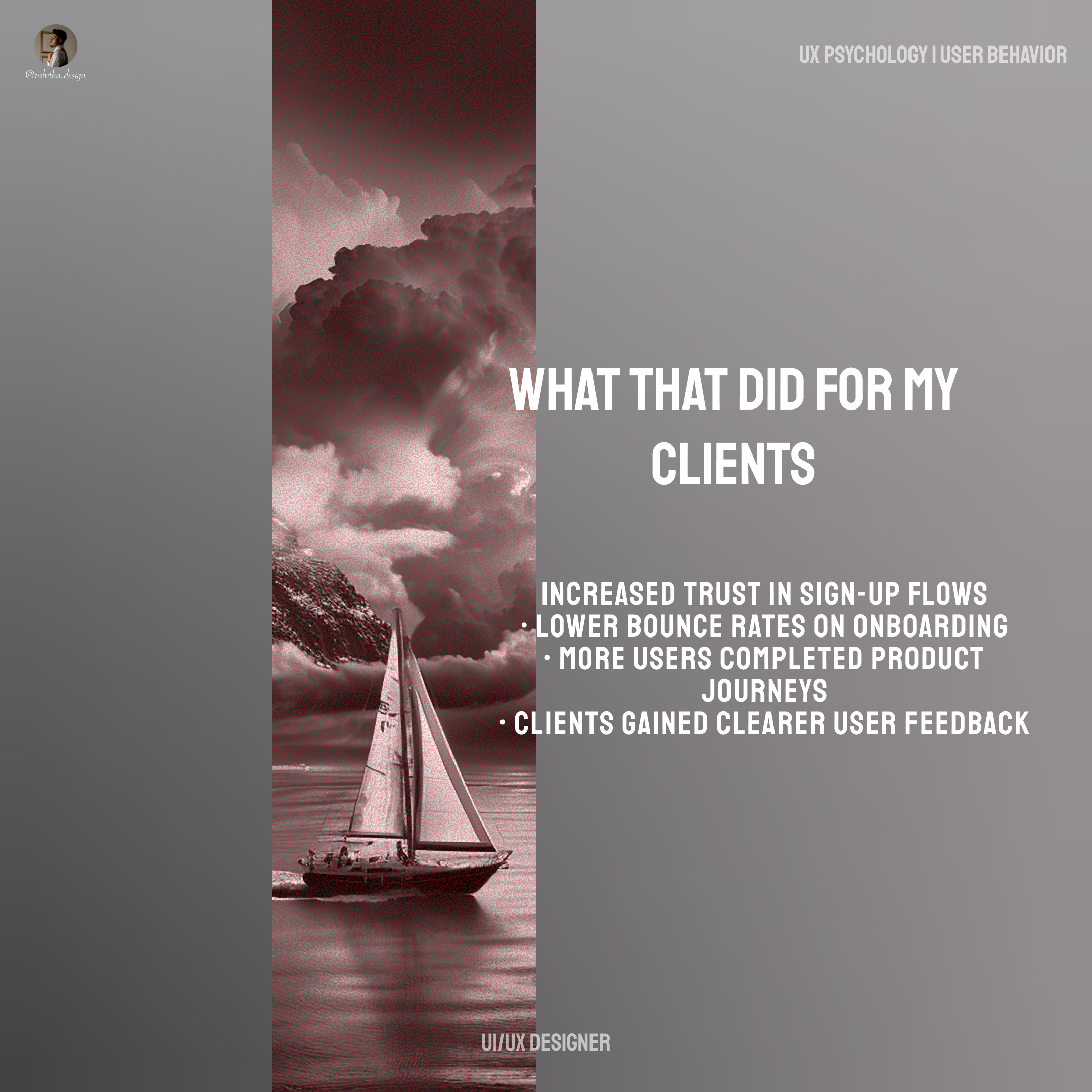 UX psychology thought leadership post