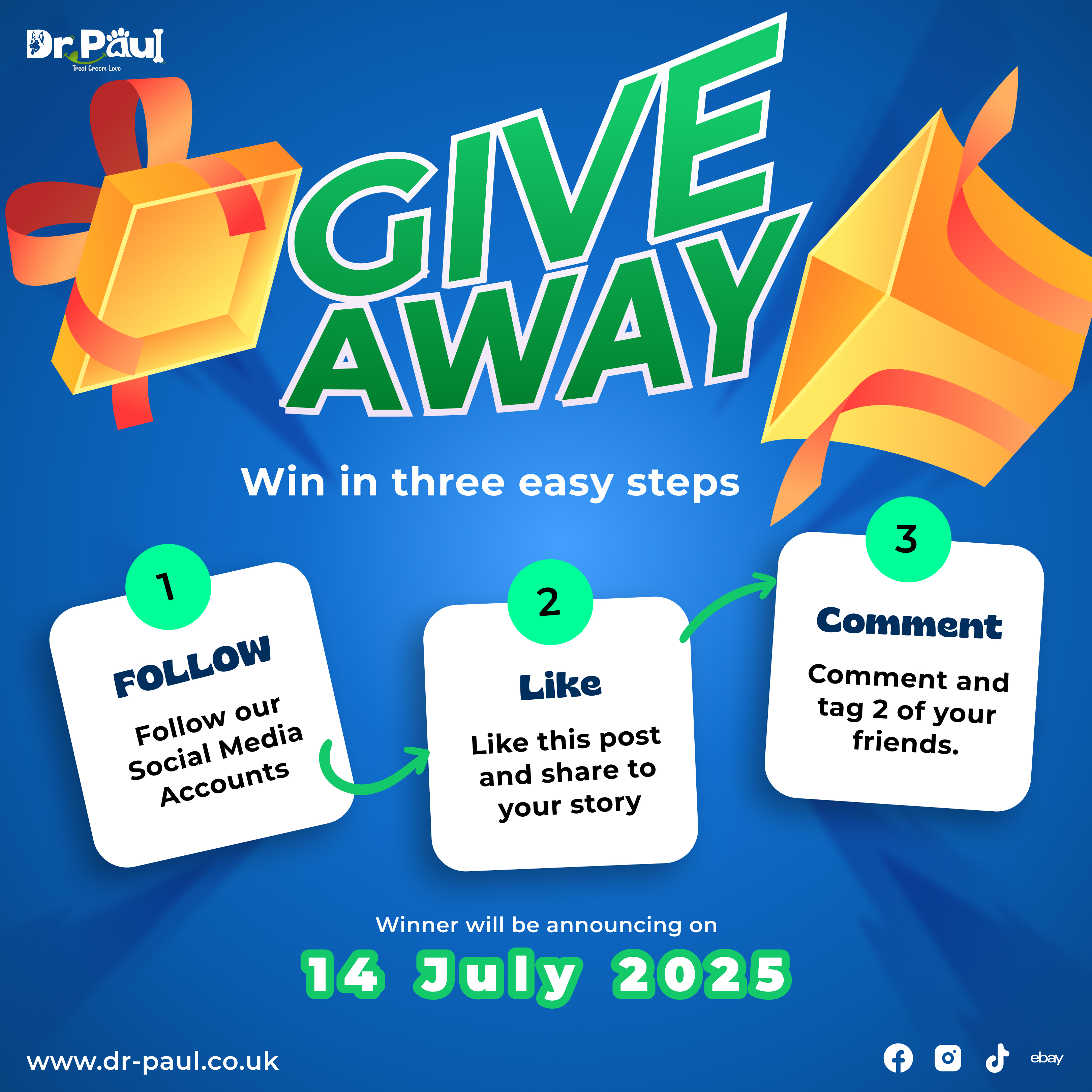 Dr. Paul giveaway campaign